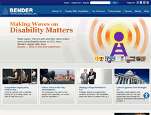 Tablet Screenshot of benderconsult.com